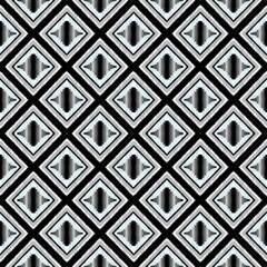 Black and white seamless geometric pattern