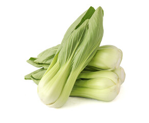 Fresh bok choy vegetable fresh (chinese cabbage) isolated on white background