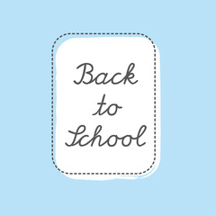 Back to school banner vector