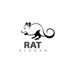 Rat line unique animal logo icon designs template vector