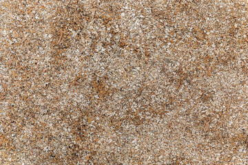 texture of small pine sawdust in flat style