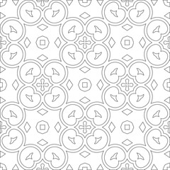  Vector pattern with symmetrical elements . Modern stylish abstract texture. Repeating geometric tiles from striped elements. pattern.