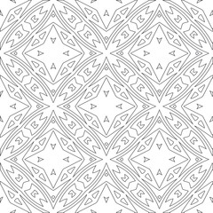  Vector pattern with symmetrical elements . Modern stylish abstract texture. Repeating geometric tiles from striped elements. pattern.