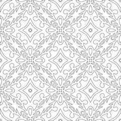 Tafelkleed  Vector pattern with symmetrical elements . Modern stylish abstract texture. Repeating geometric tiles from striped elements. pattern. © t2k4