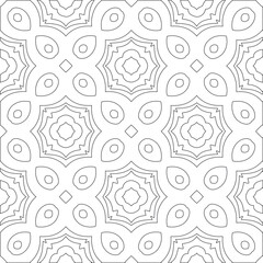  Vector pattern with symmetrical elements . Modern stylish abstract texture. Repeating geometric tiles from striped elements. pattern.