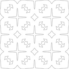 Vector pattern with symmetrical elements . Modern stylish abstract texture. Repeating geometric tiles from striped elements. pattern.