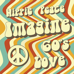 california hippie pacific vintage 60's lettering vector typography