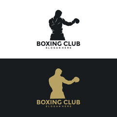 Creative boxing design concepts, illustrations, vectors - obrazy, fototapety, plakaty