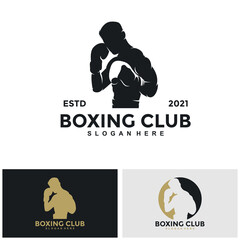 Creative boxing design concepts, illustrations, vectors