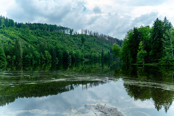 The Burgkhammer Dam, an integral part of the Saale Cascade, is known for its picturesque location and historical significance. Built between 1930 and 1932