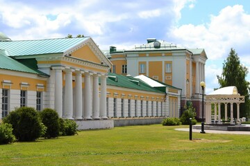 Fototapeta premium Arsenal, a building for storing gunpowder and weapons, an old building from the nineteenth century 