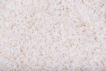 White Rice Texture. Nice food on Background.