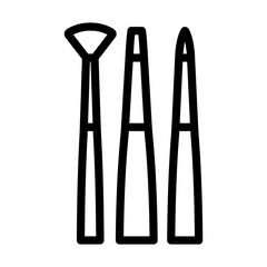 Paint Brushes Set Icon