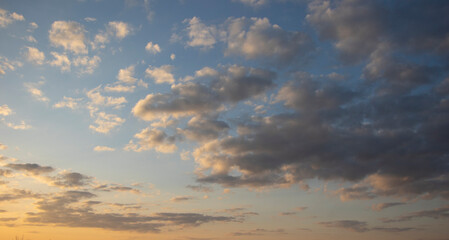 Beautiful clouds in a sky replacement graphic resource