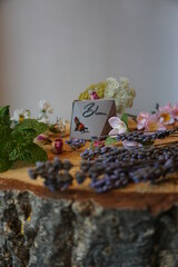 Food, Cake, Cookies, Packaging, Flower, wood, tree, decoration, red, purple