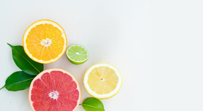 summer citruses background