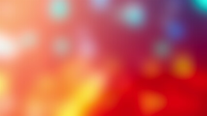 Computer generated a soft translucent blurry backdrop. 3D rendering of defocused glowing spots