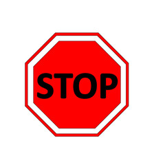 stop, sign, road, red, traffic, isolated, warning, white, symbol, stop sign, octagon, halt, danger, signs, illustration, road sign, caution, street, transportation, driving, safety, car, object, traff
