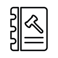 Constitution law icon