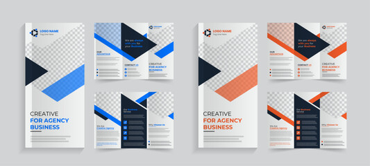 Corporate trifold brochure, creative professional business trifold brochure design template, trifold brochure layout design.