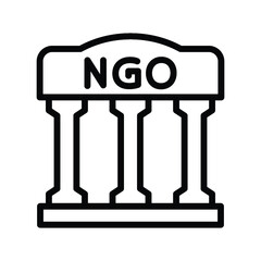 NGO, organization Icon