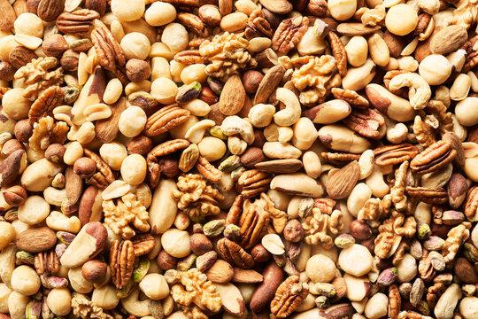 Bunch of assorted healthy nuts