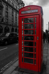 Rote Telefonzelle in London