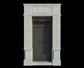 Fototapeta premium 3d Render Building Structure On Isolated