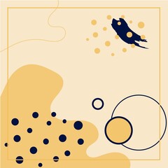 Fototapeta premium yellow abstract background for decoration, presentation, business, education