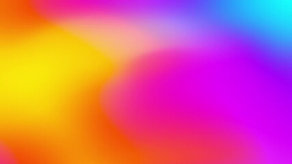 Abstract Blurred Magenta Blue Orange Soft Gradient Cycle Slow Motion Background Loop - Powered by Adobe