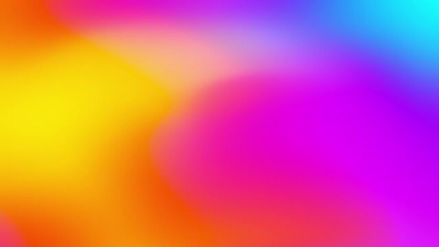 Abstract Blurred Magenta Blue Orange Soft Gradient Cycle Slow Motion Background Loop
