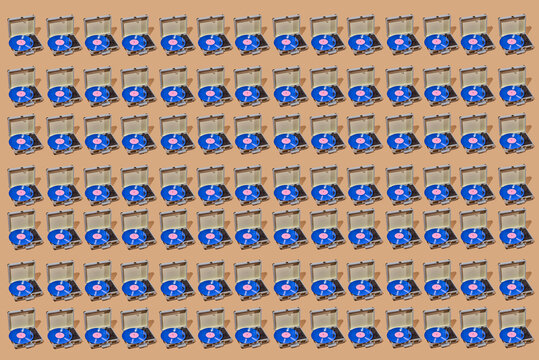 portable turntables mosaic