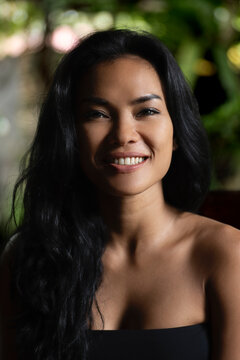 Portraiture of a Indonesian woman smiling