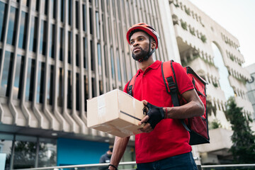 Portrait of Young Delivery Man Portrait