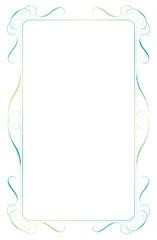 Watercolor textured frame illustration, vintage, elegant plaque, decorative background