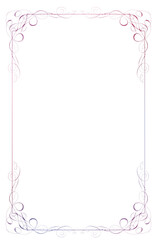 Watercolor textured frame illustration, vintage, elegant plaque, decorative background