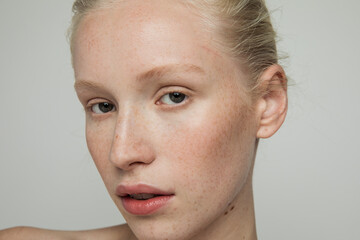 Young girl with natural makeup