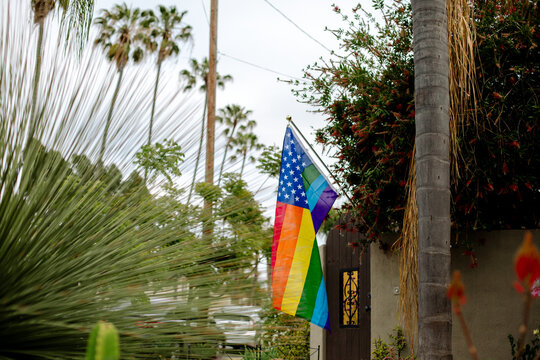 Pride flag with Stars and Stripes 