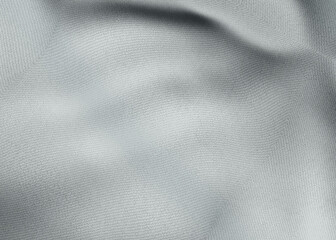 A light-gray waving flag (desaturated fabric cloth texture). Detail shot.
