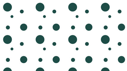 Green dots, seamless pattern, gift wrapping
