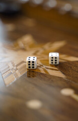 dice on the table