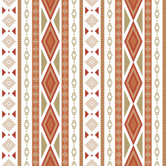 Boho seamless pattern. Geometric background in ethnic style for textile, wrap papper and wallpaper