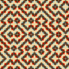 Abstract Geometric Pattern generative computational art illustration