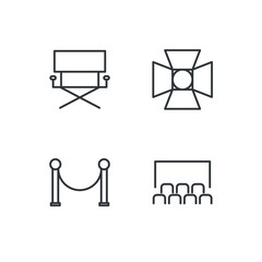 entertaiment set icon, isolated entertaiment set sign icon, vector illustration