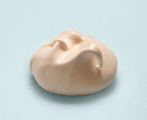 freshly baked meringue cookie