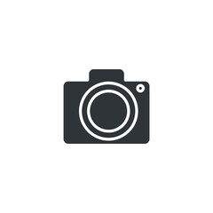 isolated camera sign icon, vector illustration