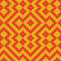 Abstract Geometric Pattern generative computational art illustration