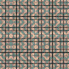 Abstract Geometric Pattern generative computational art illustration