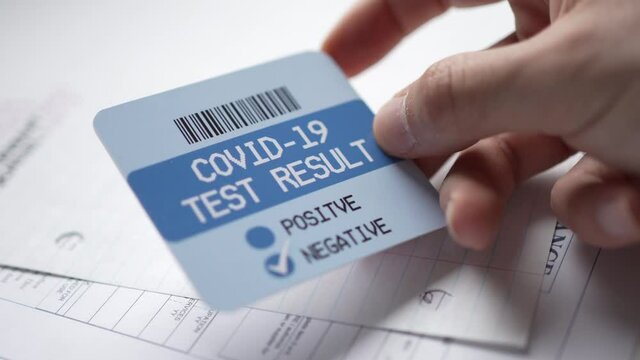 Holding a Negative Covid-19 Test Result Ticket