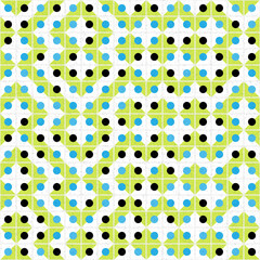 Abstract Geometric Pattern generative computational art illustration